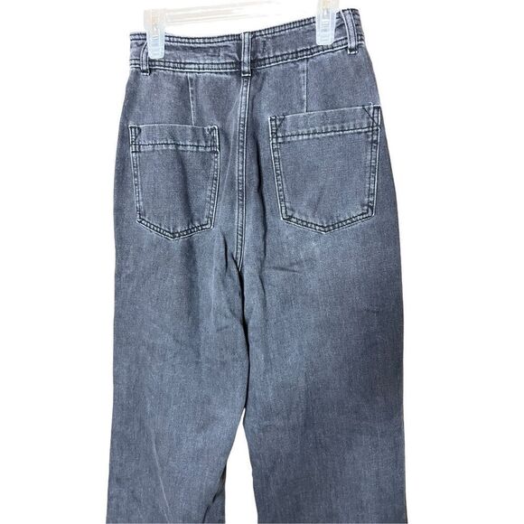 We The Free High Rise Wide Leg Black Jean Size‎ 27 - Picture 5 of 8